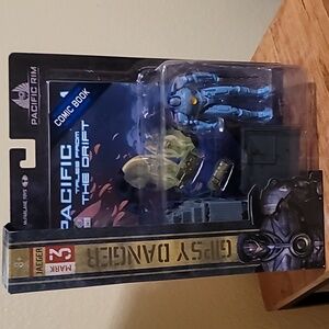 Pacific Rim action figure with comic book